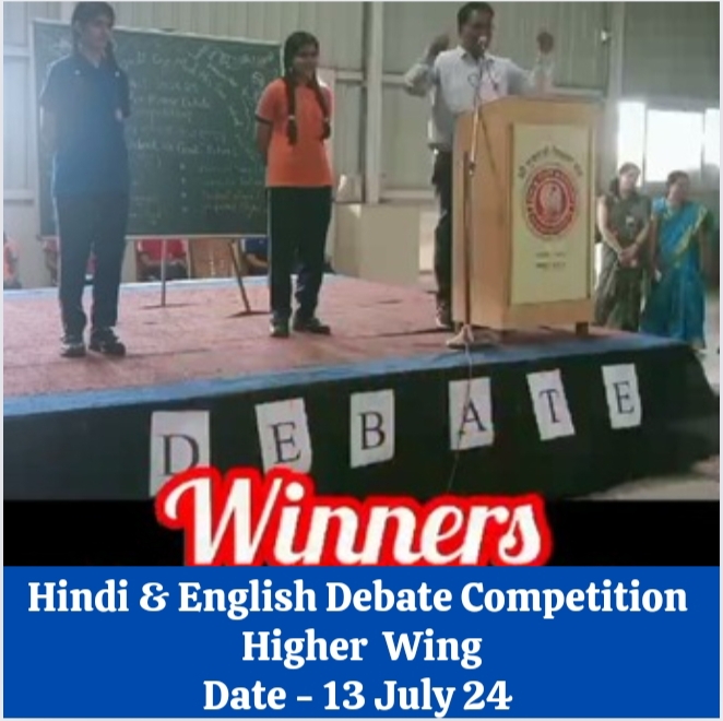 Hindi & English Debate Competition Winners