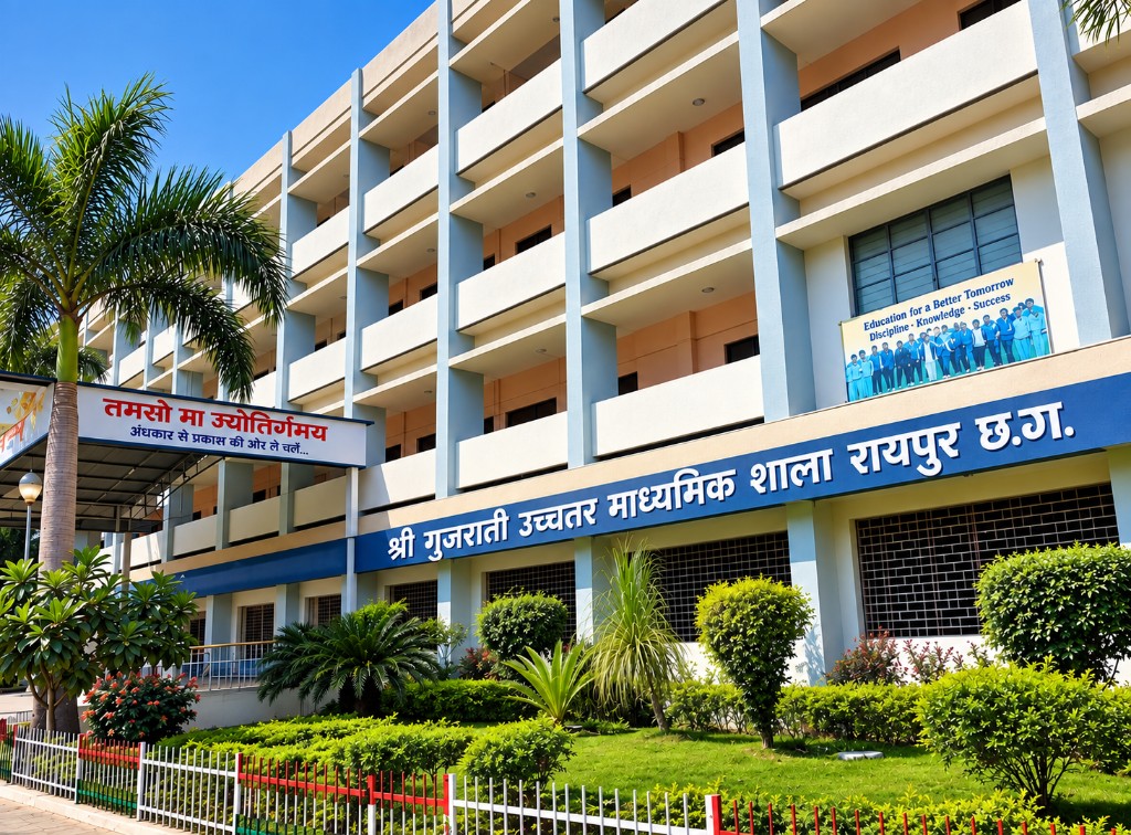 Shri Gujrati English Medium Hr. Sec School building